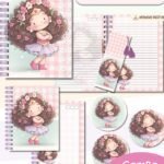 Combo Caderno Mulher Maravilha