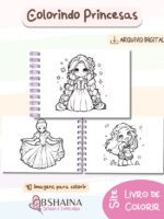 Livro de Colorir Colorindo Princesas - Imagem 2