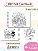 Folia de Carnaval - Livro de Colorir - Imagem 4