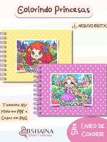 Livro de Colorir Colorindo Princesas - Imagem 3
