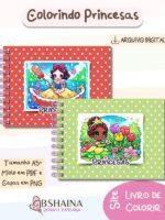 Livro de Colorir Colorindo Princesas