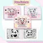 Pandinhas - Livro de Colorir (Pamella Vieira)