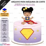 Inspirado Supergirl Baby - Topo de Bolo