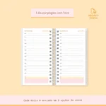 Miolo Agenda não datada Slim (2 em 1) – 6 cores - Imagem 4