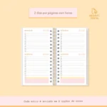 Miolo Agenda não datada Slim (2 em 1) – 6 cores - Imagem 6
