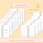 Miolo Agenda não datada Slim (2 em 1) – 6 cores - Imagem 7