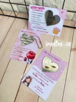 Cartão espelho coração - Dia das Mulheres