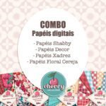 Cherry - Combo Papéis Extras - Kit Digital (Tita)