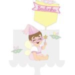 Fadinha Baby Folia - Topo de Bolo