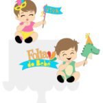 Folia Bebes- Topo de Bolo