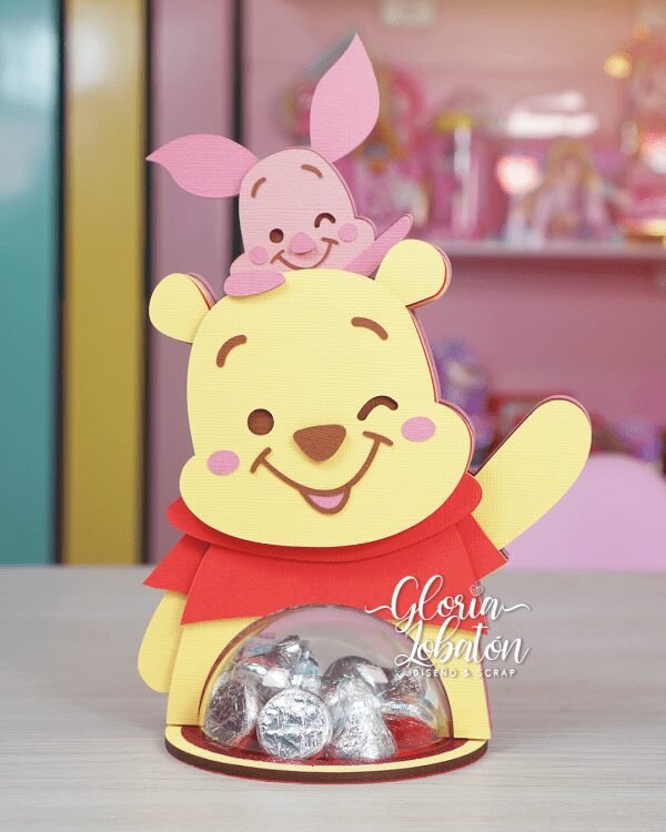 Ursinho Pooh - Porta Bombom - Imagem 1