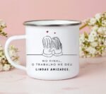 O Trabalho me deu Boas Amizades - Arte Avulsa Caneca - Imagem 4