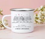 O Trabalho me deu Boas Amizades - Arte Avulsa Caneca - Imagem 2