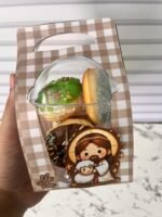 Donut palito, Donut unitário, Copo Bolha e Porta Donuts - Editável no CANVA - Imagem 5