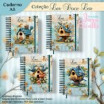 Caderno A5 Coleção Lar Doce Lar 12 em 1 (Jana Bicalho)