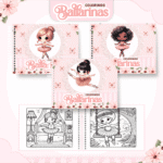Bailarina - Livro de Colorir (Pamella Vieira)