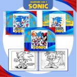 Sonic- Livro de Colorir (Pamella Vieira)