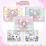 Páscoa Menina - Livro de Colorir (Pamella Vieira)