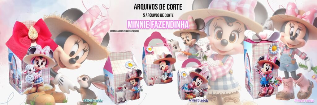Minnie Fazendinha - Kit Festa Pronta - Imagem 1