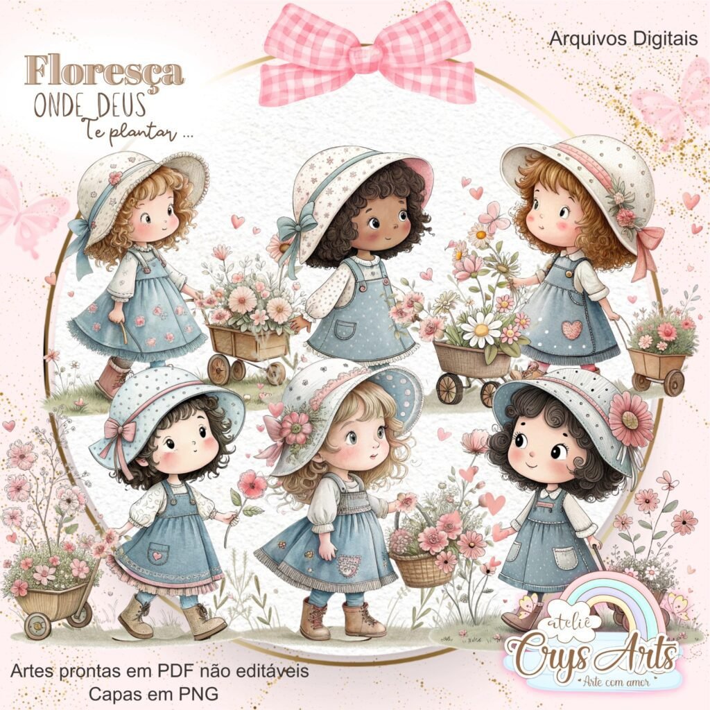 Kit Floresça - Encadernação (Crys Arts) - Imagem 2