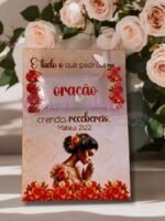 Kit PDF Laranja Mulher que Ora