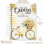 Kit Capas Bíblia + Devocional - Bicicleta Floral - Imagem 7