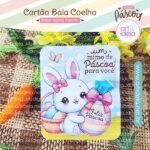 Cartão Bala Coelho Páscoa