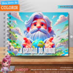 A Criação do Mundo - Livro de Colorir