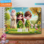 Adão e Eva - Livro de Colorir