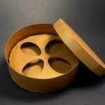 Caixa Redonda para Quarteto - Ovos 50g
