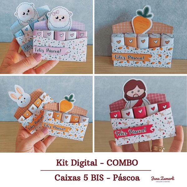 COMBO Caixa 5 Bis Páscoa - Imagem 1