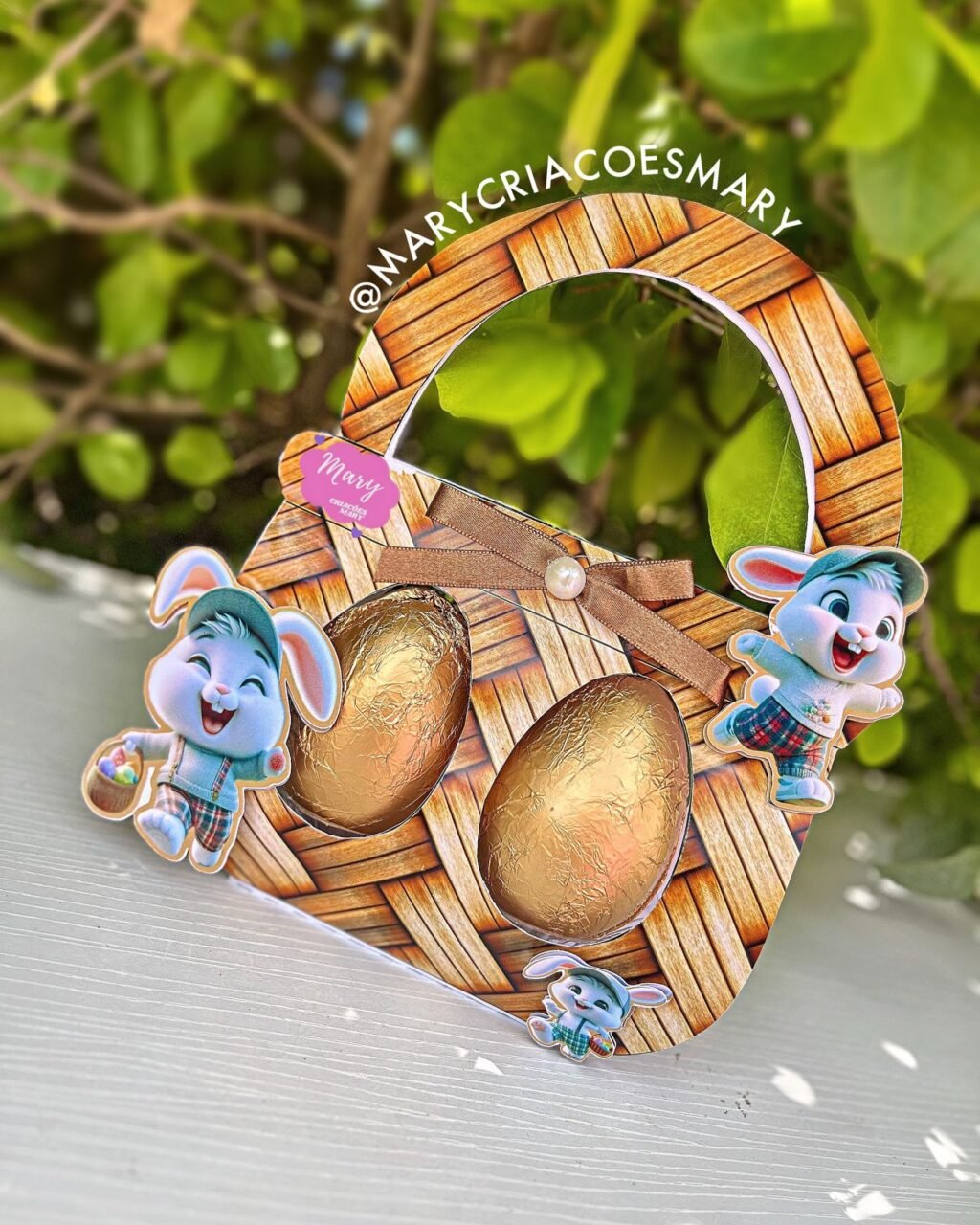 Kit PDF Cestinha de Ovinhos da Páscoa - 6 Temas - Imagem 5