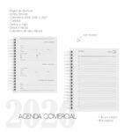 Combo Miolo Agenda Comercial DATADA 2026 (Marta Iurkiu)