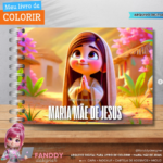 Maria Mâe de Jesus  - Livro de Colorir