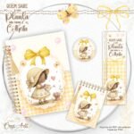 Kit Meninas Regador - Encadernação (Crys Arts) - Imagem 3