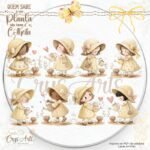 Kit Meninas Regador - Encadernação (Crys Arts) - Imagem 2