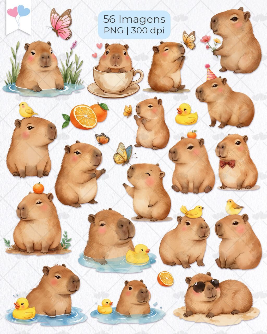 Capivara - Kit Digital (Balloon Criativo) - Imagem 6