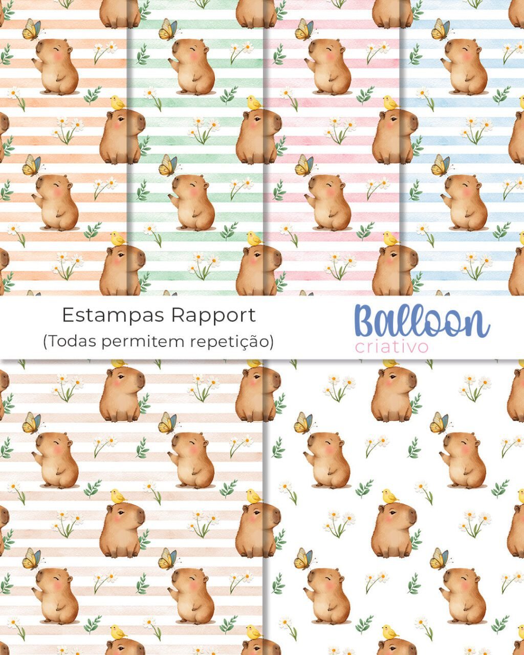 Capivara - Kit Digital (Balloon Criativo) - Imagem 7