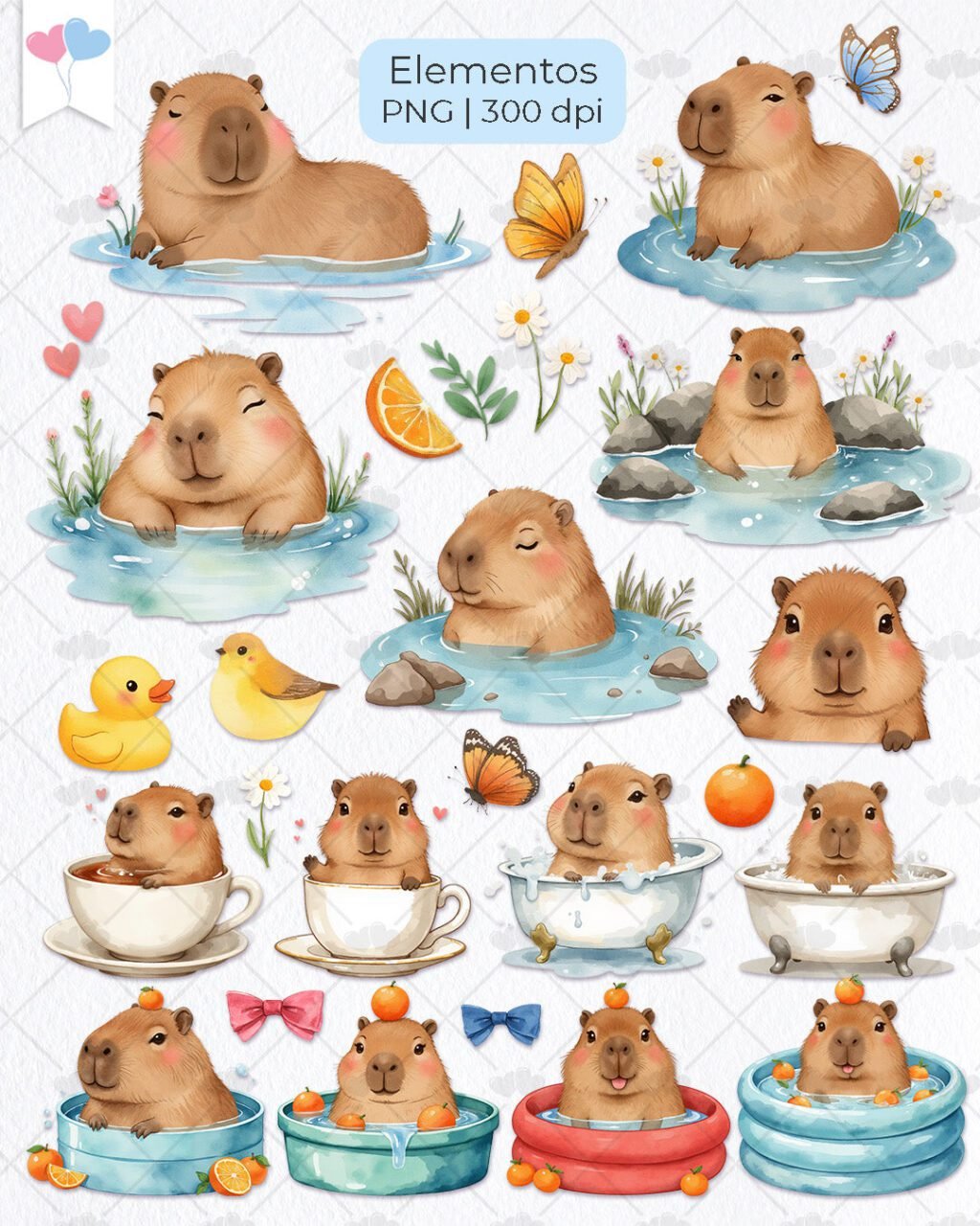 Capivara - Kit Digital (Balloon Criativo) - Imagem 3