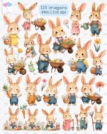 Jardim dos Coelhinhos - Kit Digital (Balloon Criativo) - Imagem 2