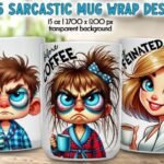 Café sarcástico - Artes para Canecas