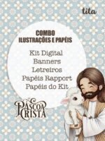 Páscoa Cristã 2025 - Combo de Ilustrações e Papéis (Tita)