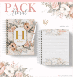 Pack Alfabeto Floral 2 - Agendas 2026 (Lina) - Imagem 2