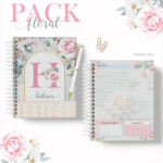 Pack Alfabeto Floral 1 - Agendas 2026 (Lina)