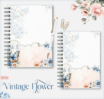 Vintage Flowers 5 - Caderno A5 - Imagem 3