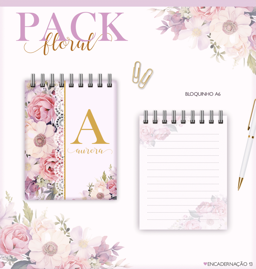 Pack Floral 3 - Agendas 2026 (Lina) - Imagem 3