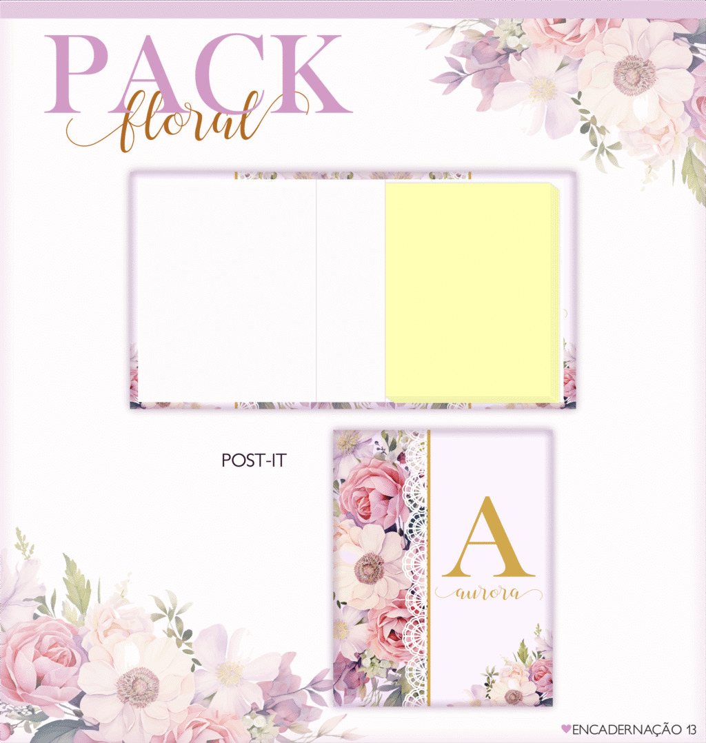 Pack Floral 3 - Agendas 2026 (Lina) - Imagem 5