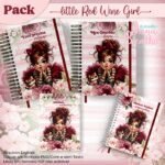 Pack Little Red Wine Girl (Jana Bicalho)