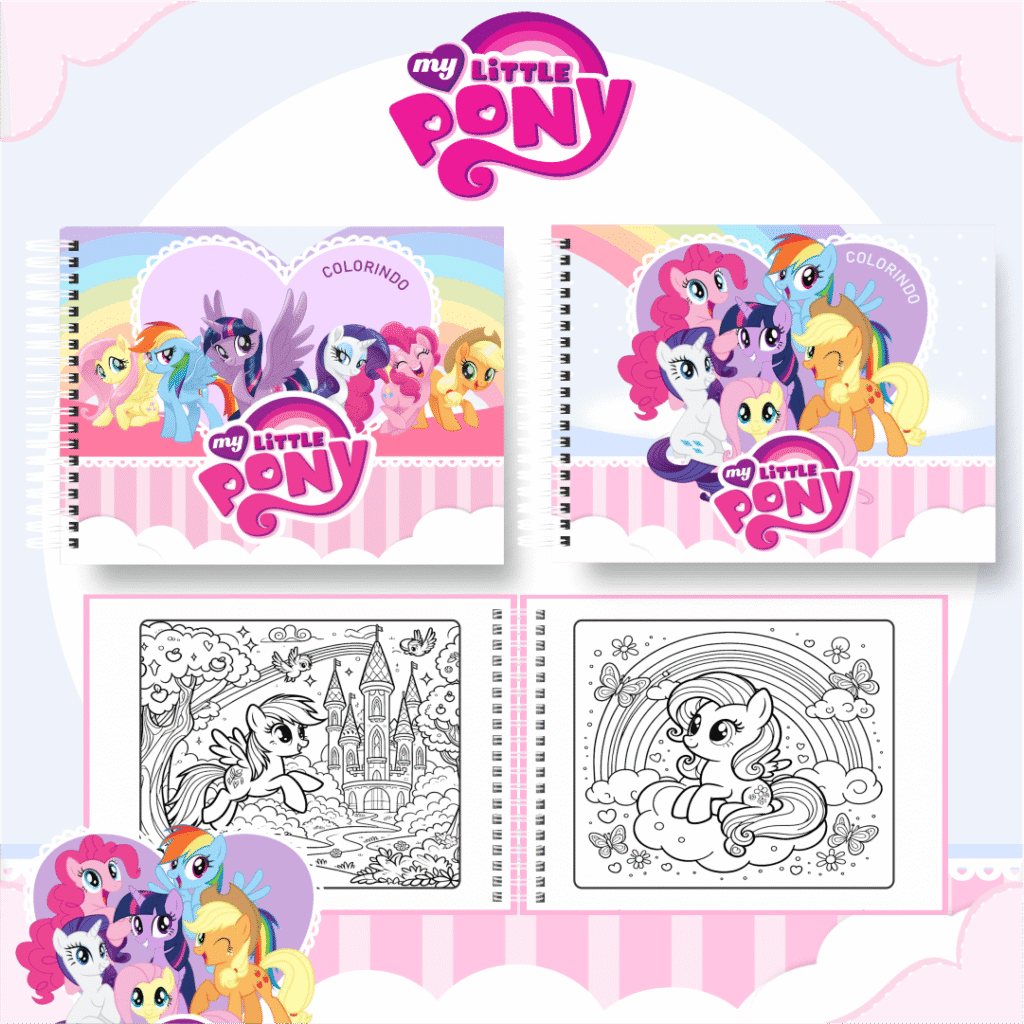 My Little Poney - Big Livros de Colorir (Pamella Vieira) - Imagem 1