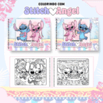 Stitch e Angel - Big Livros de Colorir (Pamella Vieira)